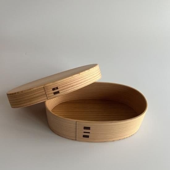 りょうび庵　大館曲げわっぱ　こばん弁当箱（小） - 2