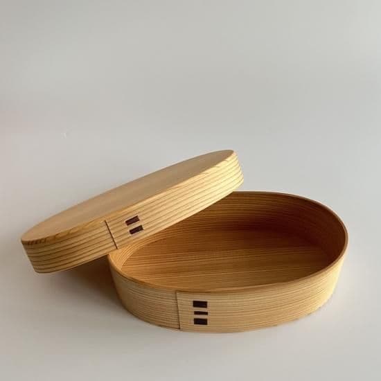 りょうび庵　大館曲げわっぱ　こばん弁当箱（中） - 2