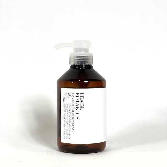松山油脂 LEAF&BOTANICS ボディソープ (ラベンダー）400ml
