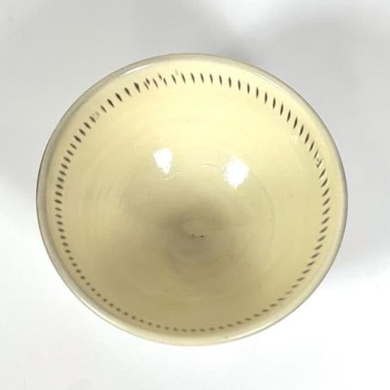 小鹿田焼　小袋窯　飯碗4寸　白 - 6