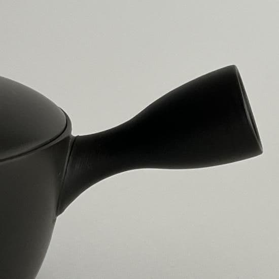 常滑急須　わん形急須（黒）330ml  横手 口広（1~2人用）北龍　梅原タツオ愛知 - 4