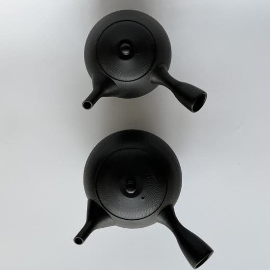 常滑急須　玉形飛びかんな　黒　(300ml / 1〜2人用) ・(450ml / 1〜4人用)北龍　梅原タツオ愛知 - 2