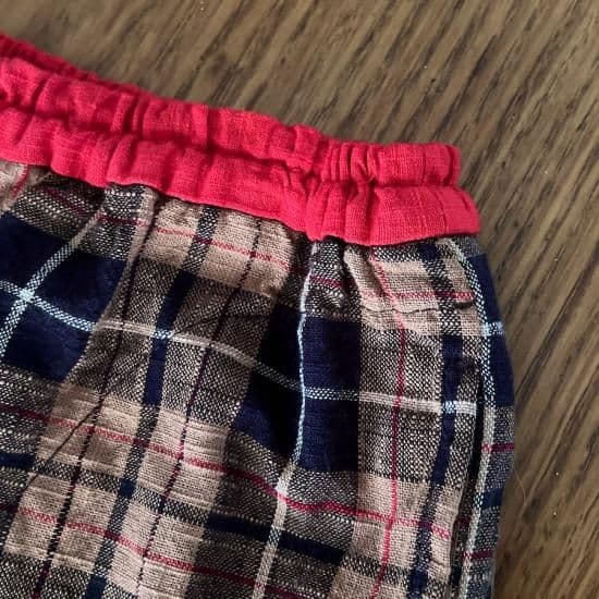 久留米絣  七分丈もんぱん パンツ ズボン儀右ヱ門 ギエモン ぎえもん福岡 - 2