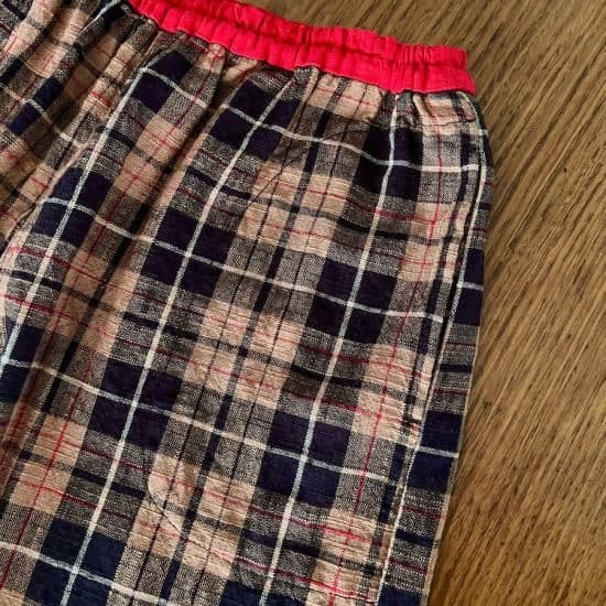 久留米絣  七分丈もんぱん パンツ ズボン儀右ヱ門 ギエモン ぎえもん福岡 - 3